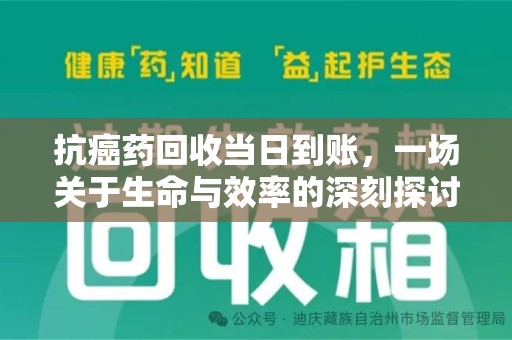 许昌抗癌药回收当日到账，一场关于生命与效率的深刻探讨